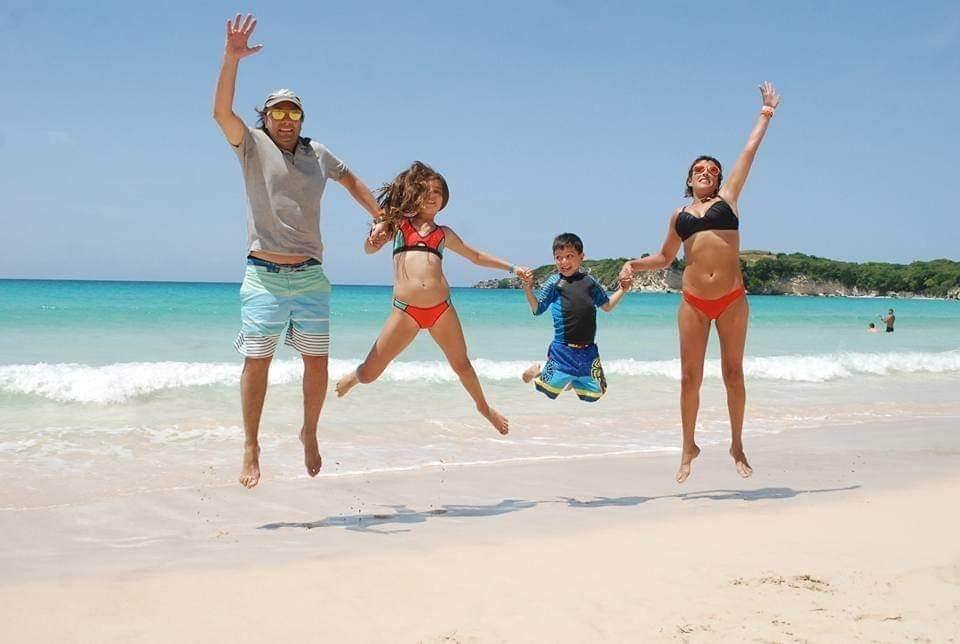 The beaches and natural pools of the island day