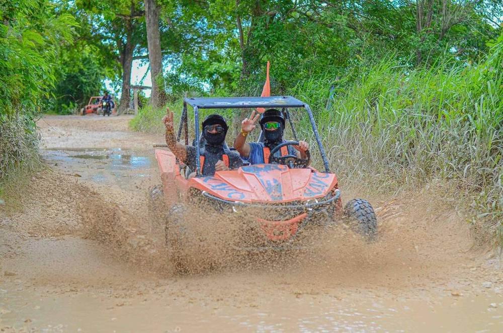 Guests on the buggy and quad trails near Macao