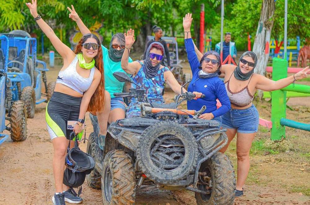 Guests on the buggy and quad trails near Macao