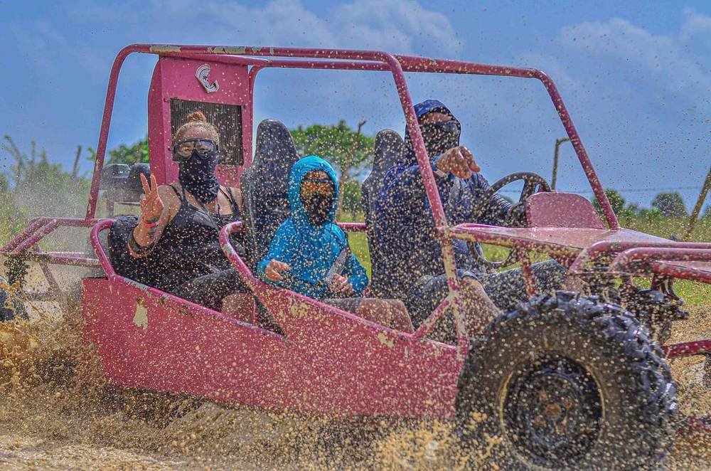 Guests on the buggy and quad trails near Macao
