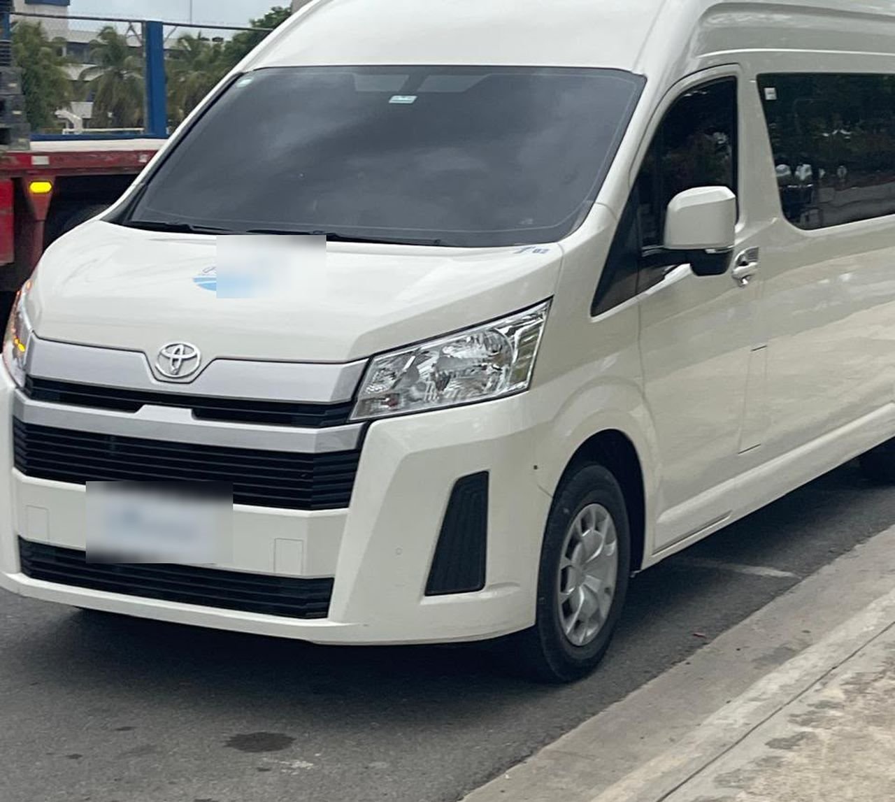 Minibus used for group transfers from Punta Cana airport